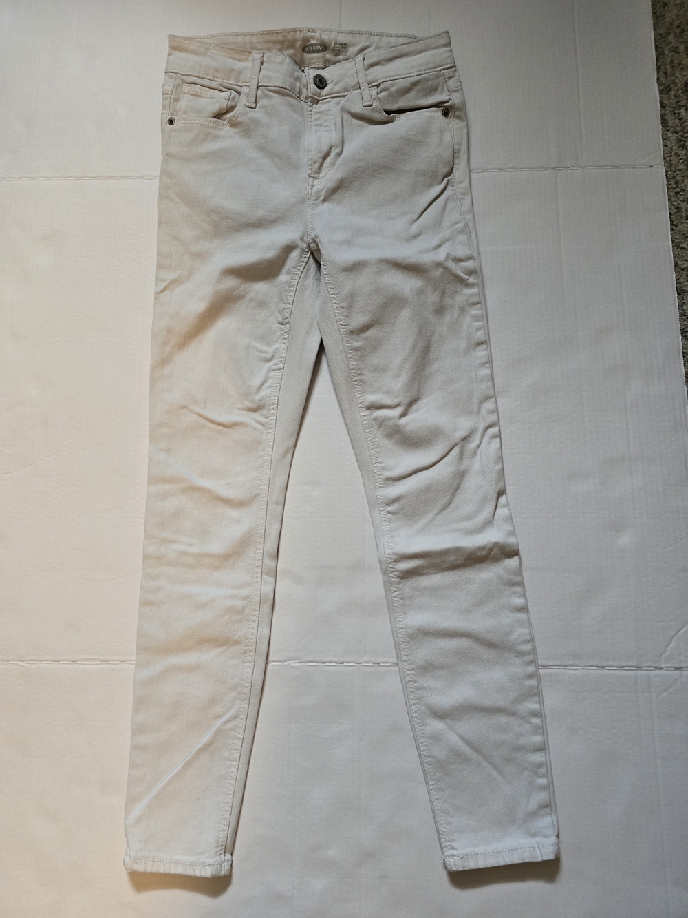 Old Navy Off-White Skinny Jeans